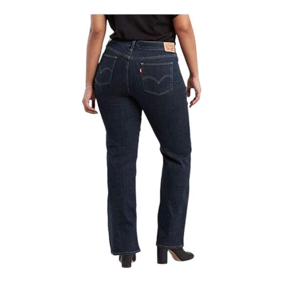 Levi’s 550 Classic Relaxed Bootcut Dark Wash Mid Rise Denim Jeans - Picture 2 of 11